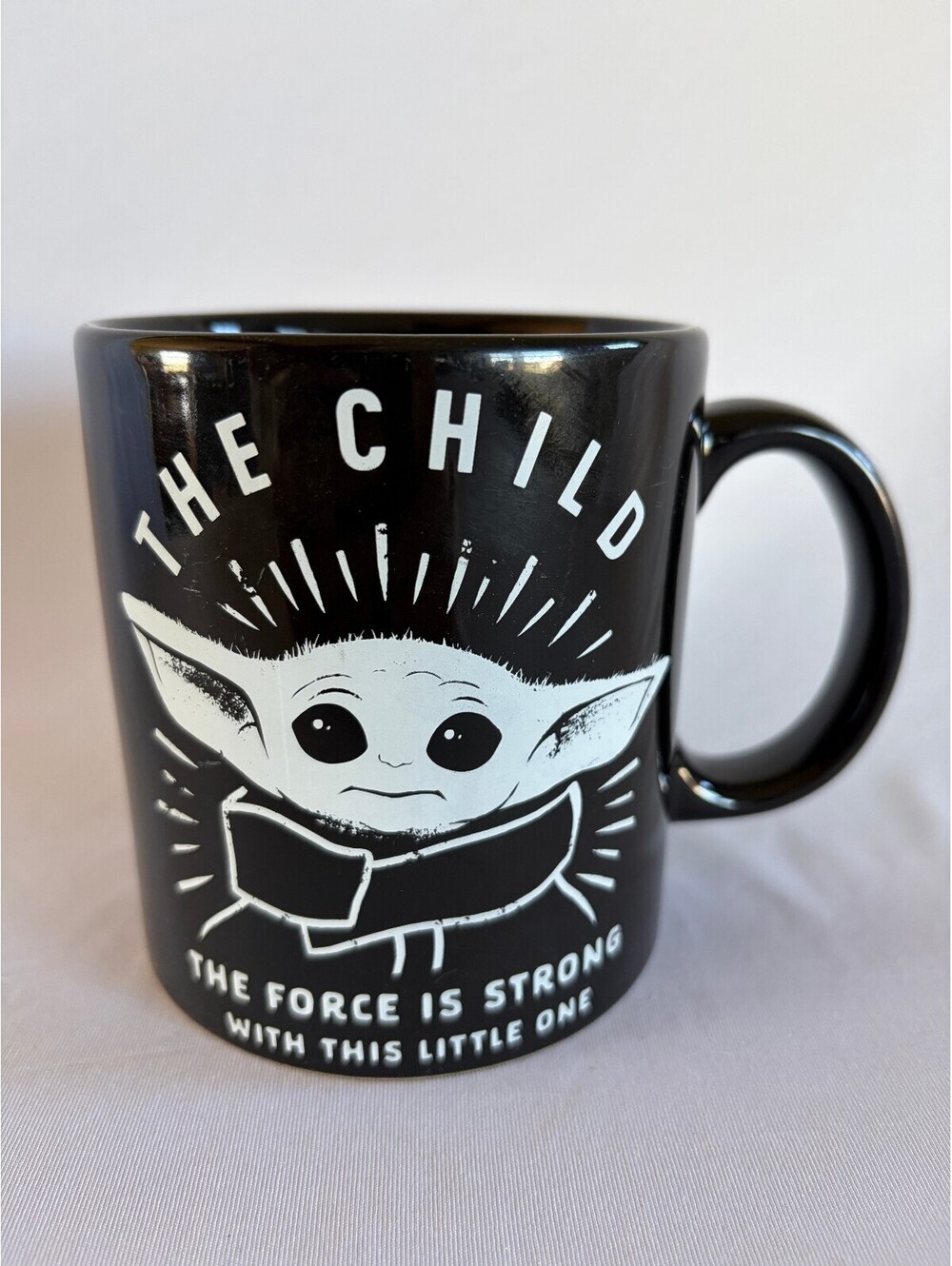 Star Wars Grogu The Child Ceramic Coffee Mug Force Is Strong Baby Yoda
